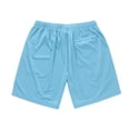 thumbnail image 2 of Supreme Men's Small Box Baggy Mesh Short (SS25) Light Blue, from StockX, 2 of 3