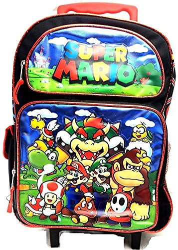 Super Mario Brothers Backpack Book Bag 