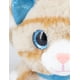 thumbnail image 3 of Gatito De Peluche Acostado Color Beige Con Correa y Orejas Azules., 3 of 5