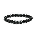 thumbnail image 1 of Pulsera de piedra de subgrafito con personalidad, pulsera de cuentas redondas de un solo círculo para hombres y mujeres, pulsera de moda, 1 of 5