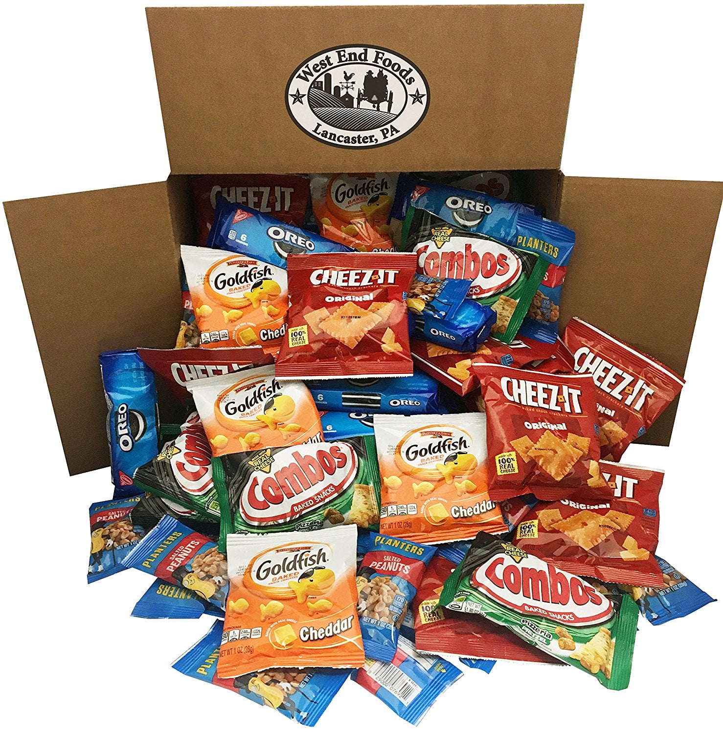 Office Snacks Care Package Bundle Assortment Bulk Sampler, Variety Pack