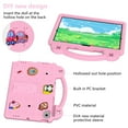 thumbnail image 3 of Tarise Kids Cover Case for Samsung Galaxy Tab A8 10.5 inch 2022 SM-X200/X205/X207, EVA Dropproof Handle Kids Friendly Kickstand Rugged Lightweight Child Case Cover for Samsung A8 10.5" Tablet, Pink, 3 of 8