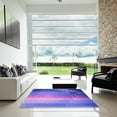 thumbnail image 6 of Ahgly Company Indoor Rectangle Patterned Purple Mimosa Purple Area Rugs, 4' x 6', 6 of 6