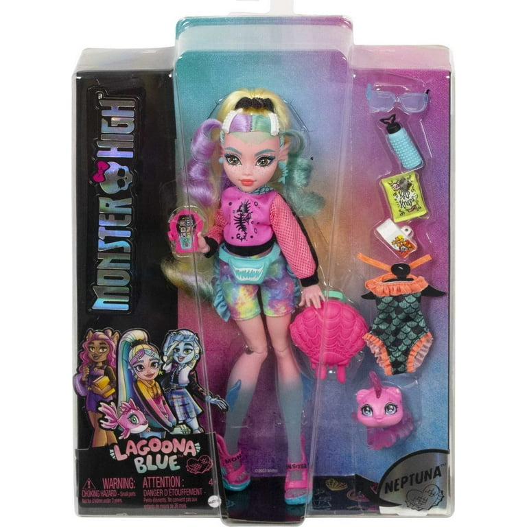 Monster High Lagoona Blue Fashion Doll in Monster Ball Party Dress with  Accessories