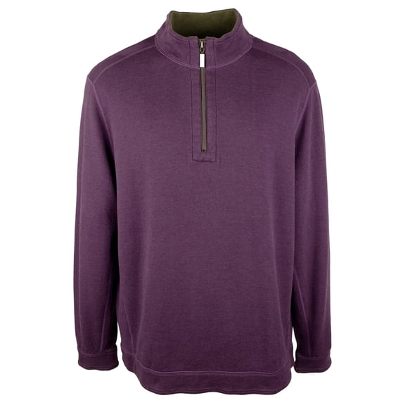Tommy Bahama Men's Big and Tall Flipshore Reversible Pullover Shirt RPrpl 3XLT
