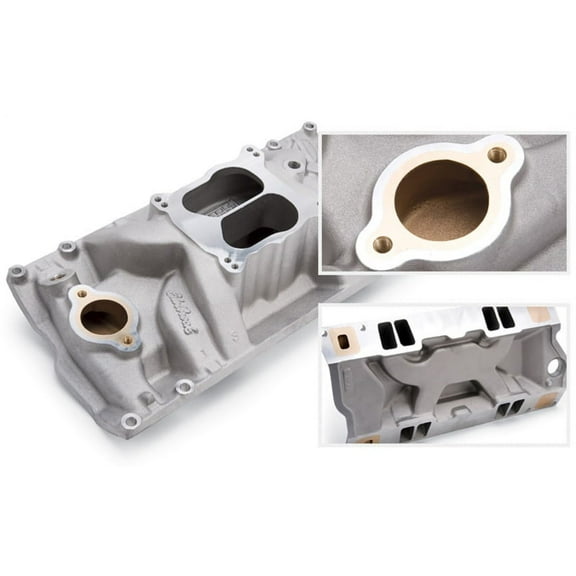 Edelbrock Manifold Marine RPM Chevy Big Block Oval Port w/ Brass