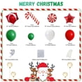 thumbnail image 2 of Kit de guirnaldas con forma de arco con forma de globo Haolongfa, 123 unidades, rojo, verde y blanco, 2 of 6