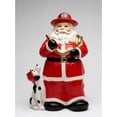 thumbnail image 3 of Cosmos Gifts Fire Fighter Santa Storage Jar, 3 of 3