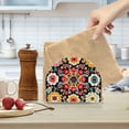 thumbnail image 2 of Yayeee Napkin Holder for Table Kitchen Paper Tissue Organization, Colorful Floral Pattern, 2 of 8