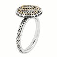 thumbnail image 3 of Bague Antique en Argent Sterling & 14k Stackable Expressions Taille 8, 3 of 3