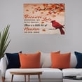 thumbnail image 5 of ADALE Because Someone We Love Is in Heaven Canvas Print Christmas Red Bird Canvas Wall Art Farmhouse Holy Night Canvas Pictures Wall Prints Decorative Unframed 12x16 Inch, 5 of 6