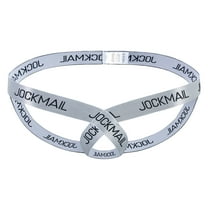 Arnsht Mens Underwear JockStrap Stretch Mens Jock Strap G-string Athletic Jockstrap Mens Sport Underwear Jockstrap Silver Free Size