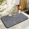 thumbnail image 4 of Coffee Bar Mat Accessories for Countertop Super Absorbent Anti-Slip Silicone Flower Dish Drying Mats for Kitchen Counter Draining Pad Decor Gift Fit Coffee Maker Coffee Pot Espresso Machine 19inx12in, 4 of 6
