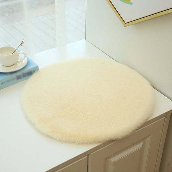 Super Soft and Comfortable Plush Chair Cushion with A Fixed Rope and Anti-Slip Backing. Warm and Comfortable Dining Chair Cushion for Winter. Perfect for Home, Office, Patio, Bedroom, Or Library