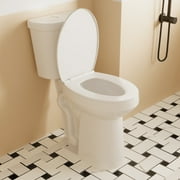 DV-2F0145 21 ADA High 2-piece Toilet , Comfortable Seat Height Dual-Flush Elongated Two-Piece Floor Mounted Toilet (Seat Included)