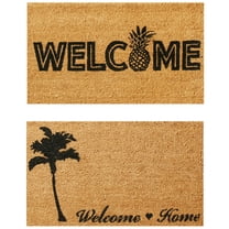 Rubber-Cal Island "Tropical Decor" Doormat Kit - 18" x 30" - 2 Door Mats