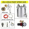thumbnail image 2 of 10L High Pressure Paint Pot Feed Spray Gun 2.0mm Nozzle Paint Sprayer 10L Capacity Home Commercial Painting Coating, 2 of 7