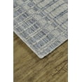 thumbnail image 5 of HomeRoots 511446 10 x 14 ft. Blue Gray & Ivory Striped Hand Woven Rectangle Area Rug, 5 of 5