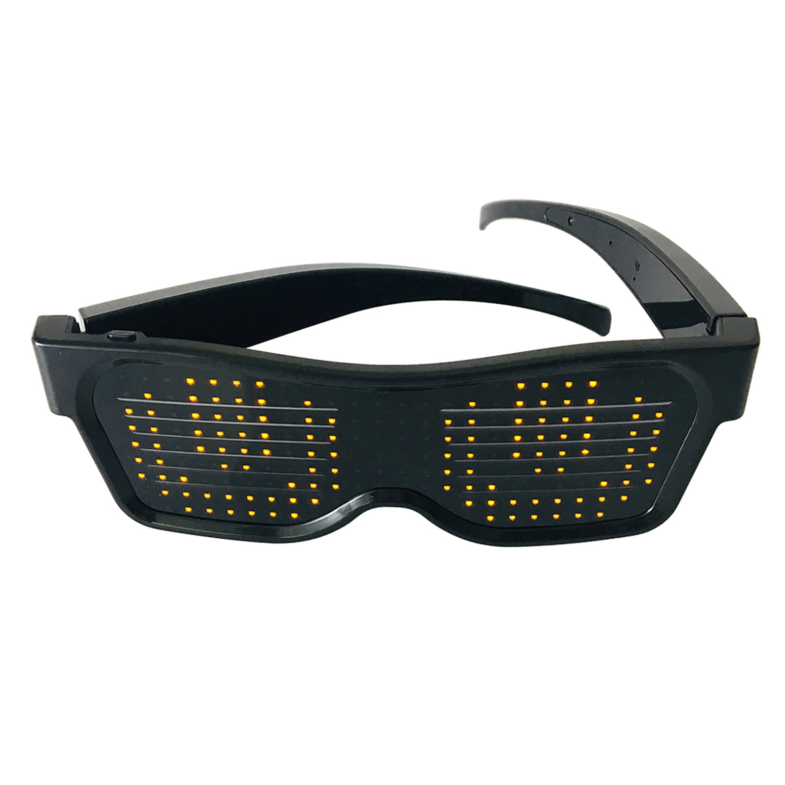 FakMe Unisex Flashing LED Glasses for Nightclub Party Bright Flashing Eyeglasses