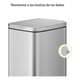 thumbnail image 4 of Bote de Basura EKO Stella Slim 45L Acero Inoxidable, 4 of 6