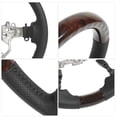 thumbnail image 3 of Hydro Dip Steering Wheel Perforated Leather Replacement For Land Cruiser J200 Facelift 2016-2021, 3 of 8