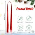 thumbnail image 2 of NOGIS 3000 Strands 19.6 Inches Tinsel Icicles for Christmas Tree Tinsel Christmas Tree Xmas New Years Eve Festivals Decor Birthday Party Supplies (Red), 2 of 7