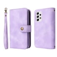 thumbnail image 2 of Jiahe Cover for Samaung Galaxy A53 5G Wallet Case with Card Holder, Adjustable Crossbody Lanyard Zipper PU Leather Kickstand Card Slots Magnetic Flip Cover Case 6.5 Inch, Purple, 2 of 9
