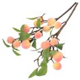thumbnail image 2 of 2 Pcs Branches de Pêcherie Simulées Fausses Branches de Fruits Artificielles, 2 of 8