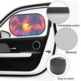 thumbnail image 6 of Yuyamidu Sunset Car Shades for Side Window 2 Pack Coconut Tree Car Side Back Window Sun Shade for Women Fashion Window Sunshade for Car SUV Truck Sedan Van, 6 of 7