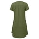 thumbnail image 5 of Sexy Vestidos Cortos de Verano para las Mujeres 2025 Moda Suelta de Ocio Vestido de Manga Corta con Cuello en V, Vestido Casual de Rodilla, 5 of 9