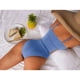 thumbnail image 5 of Traje de baño de una pieza sexy azul para mujer con hombros descubiertos y abertura lateral doble. Traje de baño creativo., 5 of 5