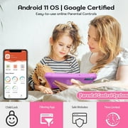 niuniutab Kids Tablet,7 inch Android for Kids, 3+5GB RAM 64GB ROM, 1024x600 IPS HD Touchscreen, Tablet with Parental Control, WiFi, Bluetooth,Quad-core(Purple)