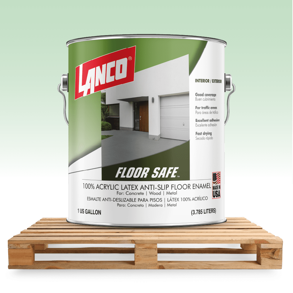 Lanco Floor Safe Light Gray Sanded Finish, 1 Gallon