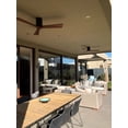 thumbnail image 3 of Matthews Fans - Irene-3H 3-Blade 52 Inch Flush Mount Ceiling Fan In Contemporary, 3 of 7