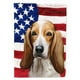 thumbnail image 1 of Carolines Treasures CK6684GF Colombian Fino Hound Dog American Garden Flag - 11 x 0.01 x 15 in., 1 of 3