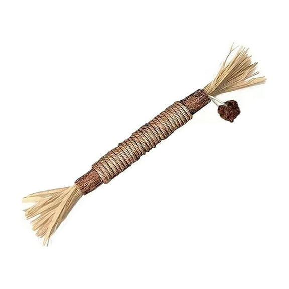 Natural Silvervine Cat Chew Sticks | 1 Pack Dental Health Toys for Cats | Teeth Cleaning & Stress Relief Catnip Alternative | Promotes Exercise & Oral Hygiene for Indoor Cats