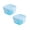 Blue, variant on 2 Pcs Salad Dressing Container Mini Food Storage Containers Leakproof Lids Condiment Sauce Containers Mini Freezer Storage Containers Airtight Containers Dishwasher Freezer, 2.16x1.57 Inch, Green