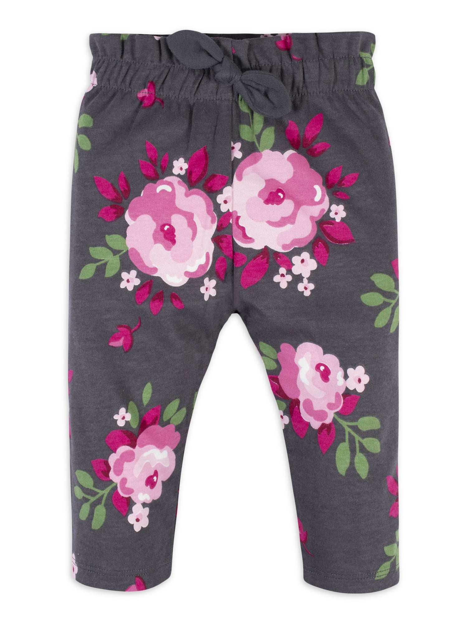 Gerber Baby Girl Long Sleeve Onesies Bodysuit, Pant & Headband Outfit Set, 3-Piece, (Newborn - 18 Months)