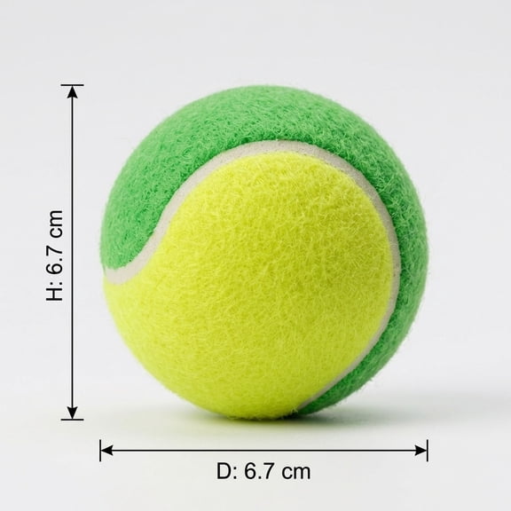 USHOBE 20Pcs Pet Bounce Tennis Balls Durable Rubber Balls for Dog Training