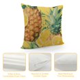 thumbnail image 4 of Fenyluxe Summer Pineapple Outdoor Decorative Throw Pillow Cover Tropical Fruit Yellow Lumbar Throw Pillow Case Cushion Cover for Sofa Home Decorative 12x12in, 4 of 5