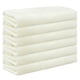 thumbnail image 1 of REGALWOVEN Paquete de 6 toallas de algodón tejidas, toalla de cara impresa, toallas de cara absorbentes y cómodas para baño, hotel, gimnasio color beige 13" x 13", 1 of 7