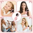 thumbnail image 7 of OPALESQUE 12 Pcs Pink Coquette Bow Mini Hair Brushes Folding Mirror Coquette Detangler Brush Bulk Round Compact Massage Scalp Comb for Purse Women Travel Team Gifts Trendy Stuff Party Favors, 7 of 7