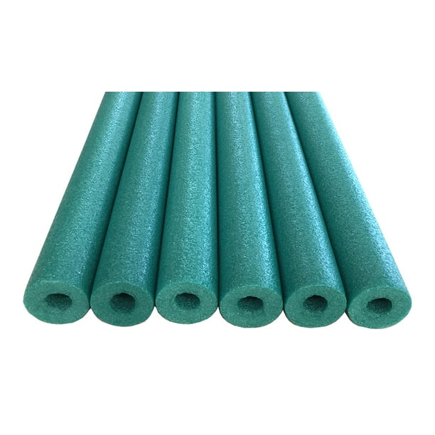 Oodles of Noodles Deluxe Foam Pool Swim Noodles 6 Pack Green