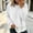 Hoodies-White, variant on Gamivast Women's Sweatshirts False Two Piece Hoodies Layered Look Long Sleeve Pullover Sweatshirt Casual Drawstring Fall Outfits Green S