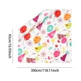 thumbnail image 3 of 118.1''*16.9'' Birthday Gift Wrapping Paper Mini Roll Paper Roll Wrapping Paper Happy Birthday Wrapping Paper for Friend Adult Birthday Mother's Day Wedding 1/2/3/4/5/6 PCS, 3 of 5
