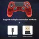 thumbnail image 4 of Controlador de juego inalámbrico Controlador Ps4 Bluetooth Cabezal de doble cabeza Mango Joystick Mando Game Pad para la consola de juegos 4 Ormromra 2033296-7, 4 of 9