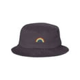 thumbnail image 1 of Adult Rainbow Embroidered Bucket Cap Dad Hat, 1 of 1