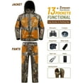 thumbnail image 6 of NEW VIEW Insulated Hunting Clothes for Men Cold Weather, Warm Camo Hunting Jacket and Pants, Hunting Suit for Deer Duck Hunts, 6 of 6