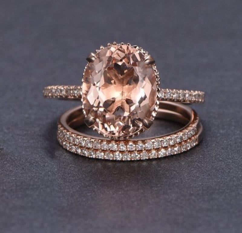 Limited Time Sale 2 carat and Diamond Trio Ring