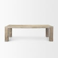 thumbnail image 4 of Mercana McArthur 94" Whitewash Reclaimed Wood Dining Table, 4 of 6